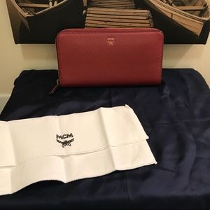 MCM Milla Large Zip-Around Wallet